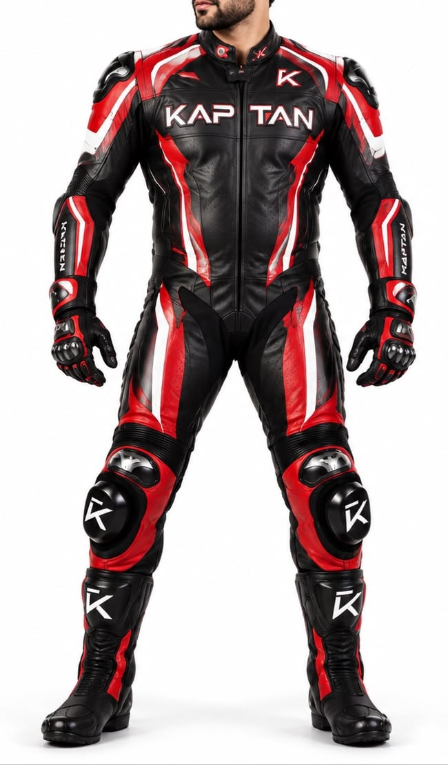 KAPTAN GP-R Black Edition Motorcycle Racing Suit
